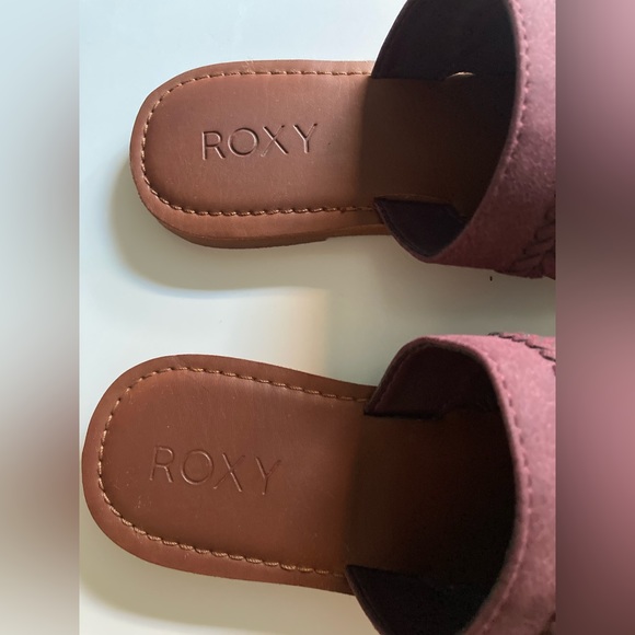 NWOTS Roxy Women’s Sandals Dark Purple Woven Bohemian Sandals Size 8 - Picture 3 of 5